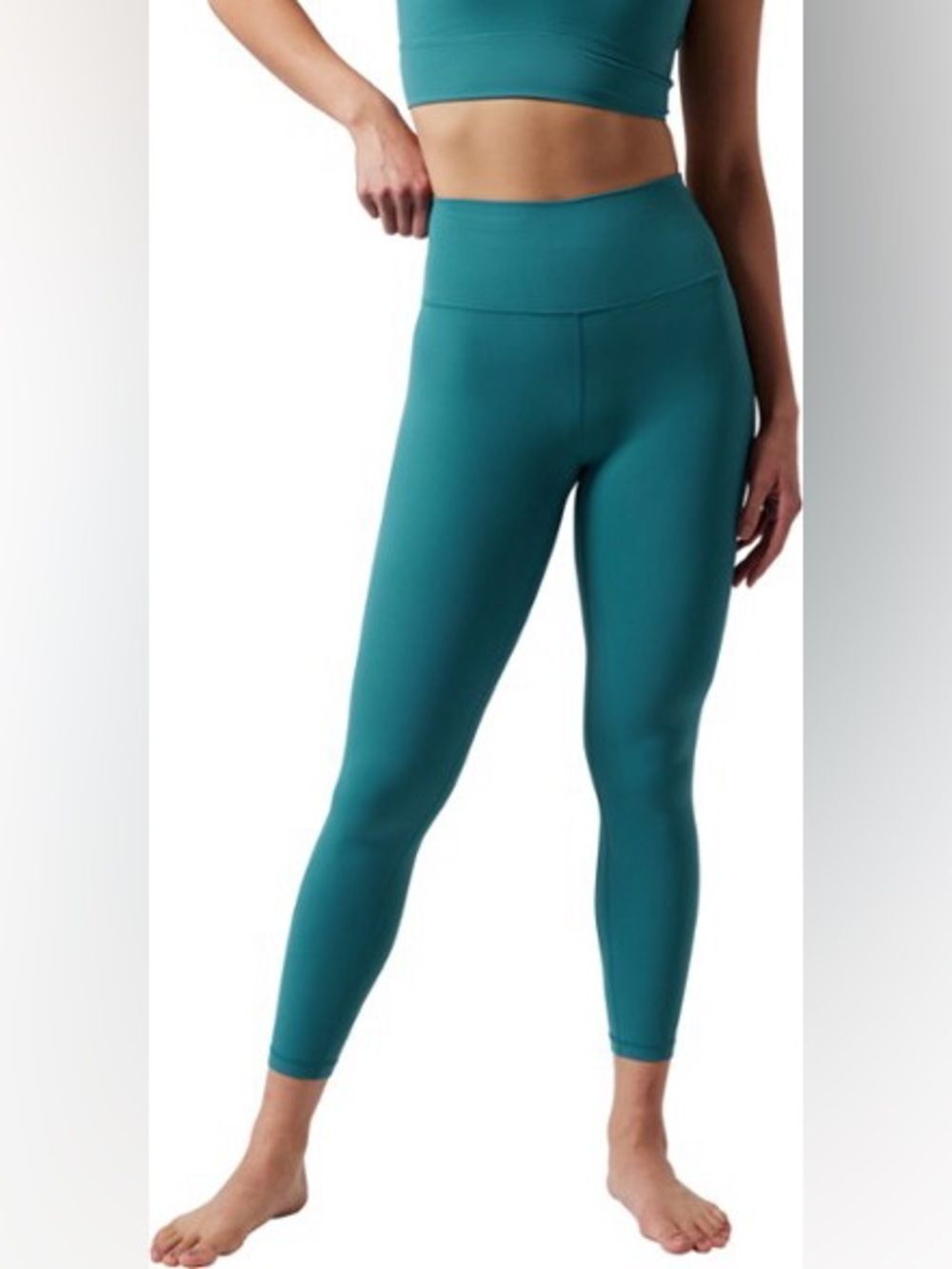 Athleta Teal High-Waist Transcend Tight Legging 7/8